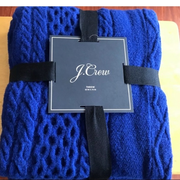 J. Crew Other - J. Crew blue throw